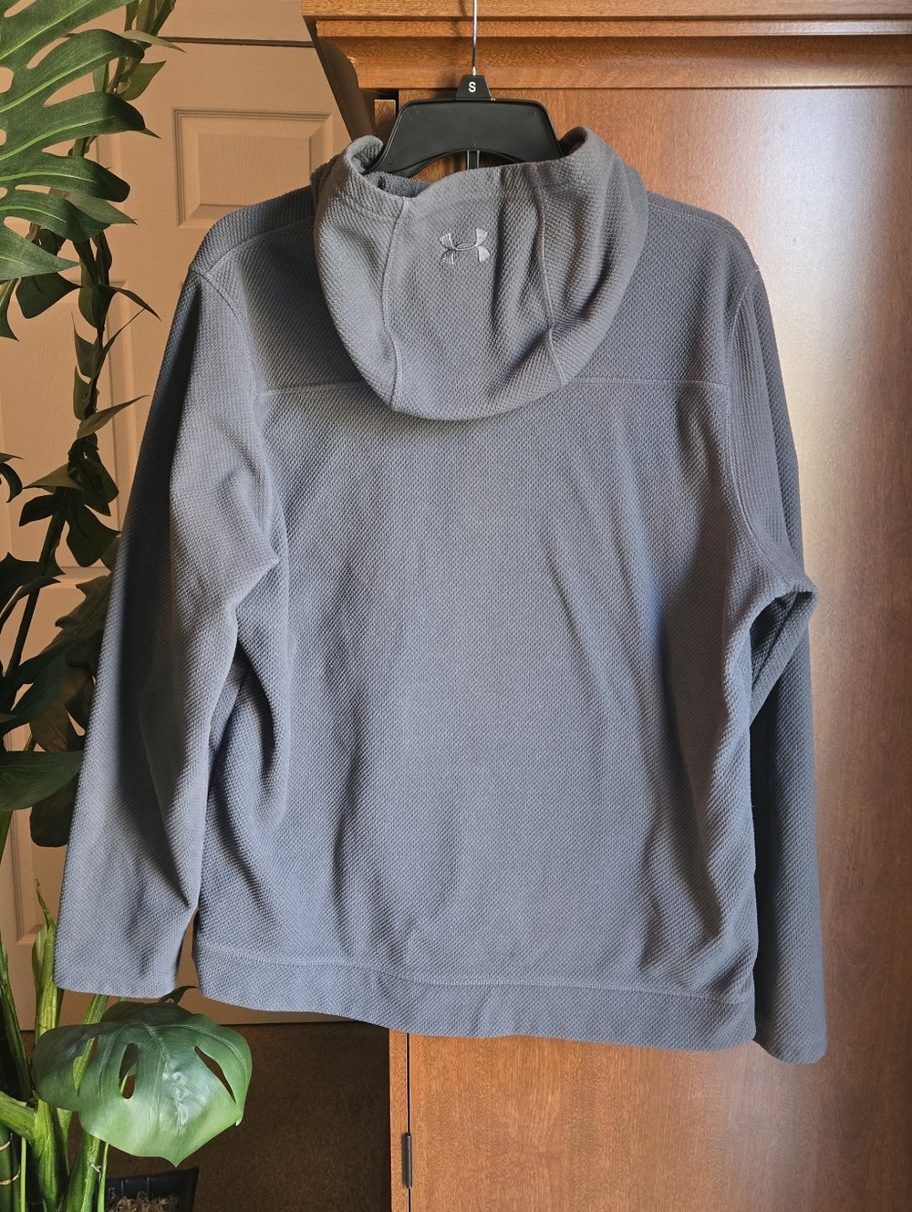 Under Armour Gray Hooded Pullover - Picture 2 of 3